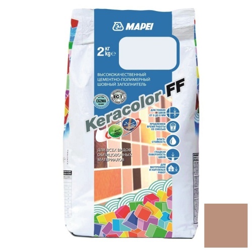 Затирка цементная Mapei Keracolor FF №141 карамель 2 кг