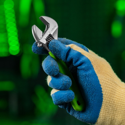 Ключ разводной, 150 мм, никелированный Сибртех фото 9