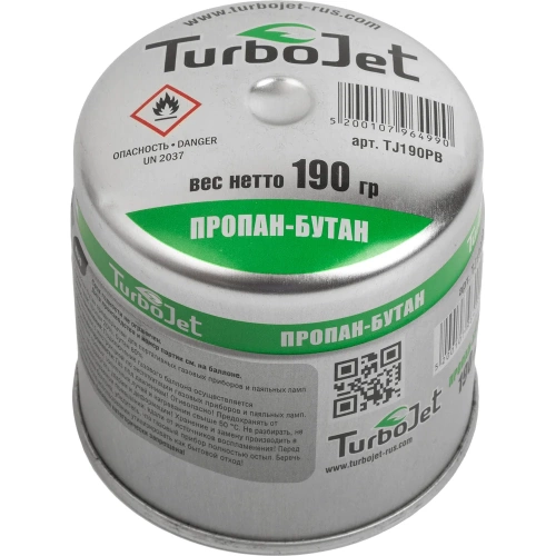 Прокалываемый баллон со смесью газа для паяльной лампы Turbojet Бутан TJ190PB фото 3 Прокалываемый баллон со смесью газа для паяльной лампы Turbojet Бутан TJ190PB фото 3