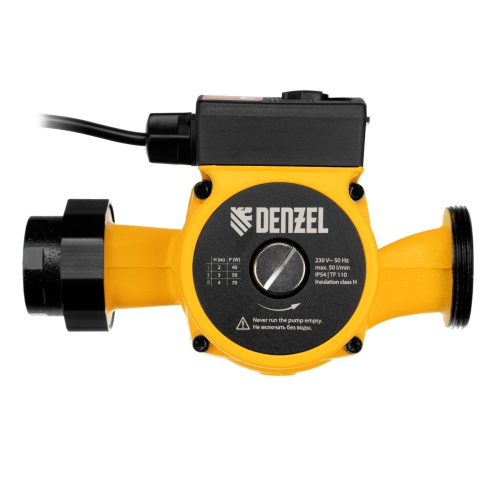 Циркуляционный насос CP32-4, напор 4 м, 50 л/мин, 1 м кабель, монт. длина 180 мм Denzel фото 3