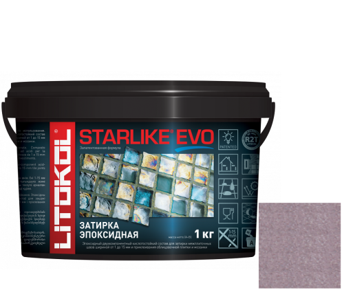 Затирка эпоксидная для швов Litokol Starlike Evo S.530 Viola Ametista 1 кг