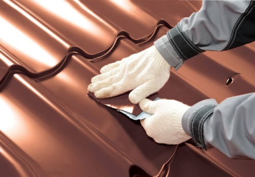 Лента самоклеящаяся Nicoband, 3 м х 5 см, коричневый фото 3