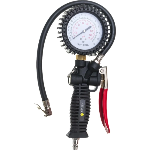 Пистолет для подкачки шин с манометром 12 АТМ для грузовых автомобилей ЭВРИКА ER-76102 Пистолет для подкачки шин с манометром 12 АТМ для грузовых автомобилей ЭВРИКА ER-76102