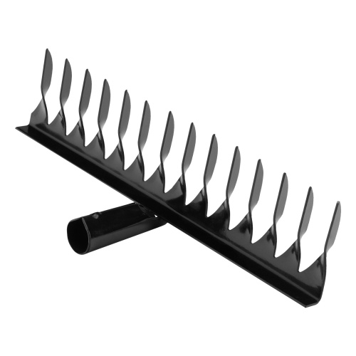 Грабли стальные, 350 мм, 14 витых зубьев, без черенка, Сибртех фото 2