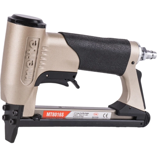 Пневмостеплер с предохранителем обивочный мебельный MEITE MT8016S для скобы 21GA, тип 80 (А) GBA33K00302 Пневмостеплер с предохранителем обивочный мебельный MEITE MT8016S для скобы 21GA, тип 80 (А) GBA33K00302