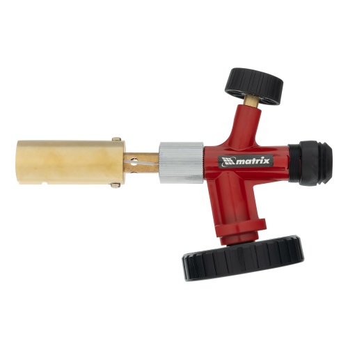 Профессиональная горелка на газовый баллон, пьезоподжиг, металлический корпус Matrix фото 5