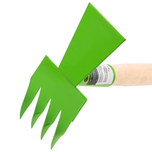 Мотыжка комбинированная, 80 х 380 мм, стальная, деревянная рукоятка, Агроном, Сибртех фото 3