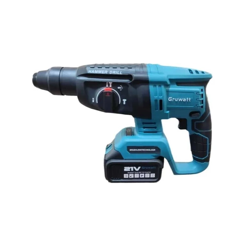Бесщеточный аккумуляторный перфоратор Gruwatt DBL01