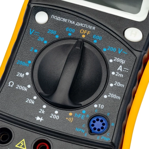 Цифровой мультиметр duwi M830L PROFI с противоударным чехлом, 26044 8 фото 6 Цифровой мультиметр duwi M830L PROFI с противоударным чехлом, 26044 8 фото 6