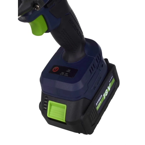 Аккумуляторный бесщеточный гайковерт AYGER с одним аккумулятором 4 Ah APW18BL4 фото 5