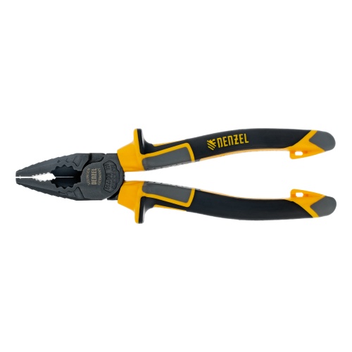 Плоскогубцы комбинированные 180 мм, трехкомпонентные рукоятки Denzel фото 3