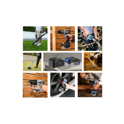 Аккумуляторная бесщеточная дрель-шуруповерт DEKO Loner 20V ONE +, 20В, 1x4.0 Ач 085-1004 фото 8 Аккумуляторная бесщеточная дрель-шуруповерт DEKO Loner 20V ONE +, 20В, 1x4.0 Ач 085-1004 фото 8