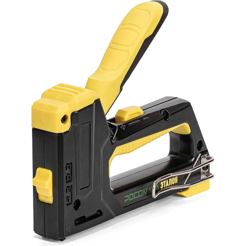 Ручной металлический степлер 4 в 1 РОСОМАХА ЭТАЛОН тип 53/140/36/300/500, скобы 6-14 мм 605305 фото 3