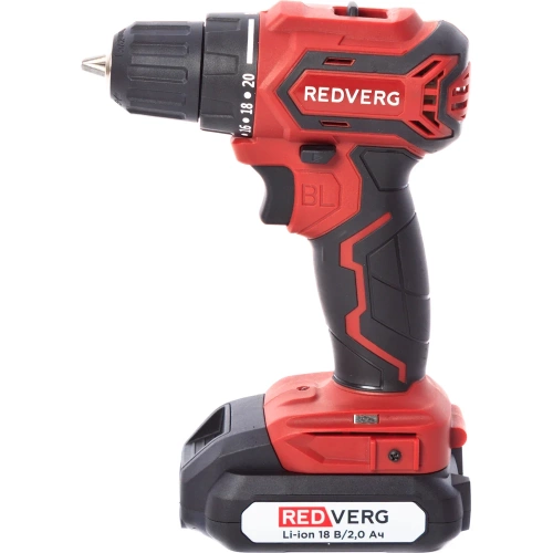 Аккумуляторный бесщеточный шуруповерт REDVERG RD-S18MBL/U 6679856 фото 3 Аккумуляторный бесщеточный шуруповерт REDVERG RD-S18MBL/U 6679856 фото 3