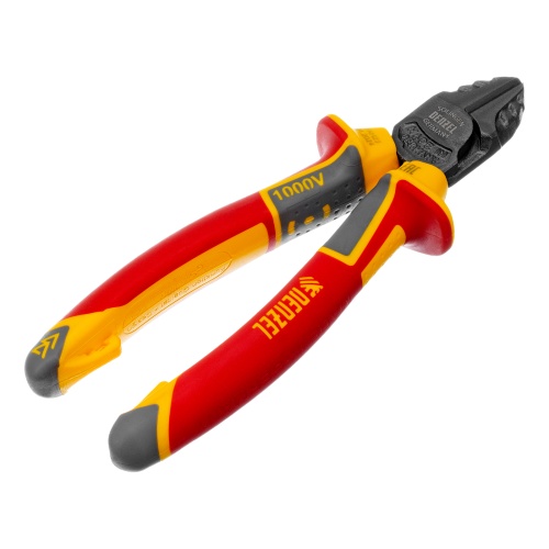 Бокорезы, диэлектрические рукоятки, до 1000 В, трехкомпонентные рукоятки, 160 мм Denzel фото 2