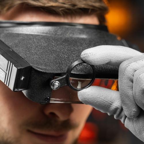 Лупа с дополнительными линзами, с подсветкой, для закрепления на голове Sparta фото 17