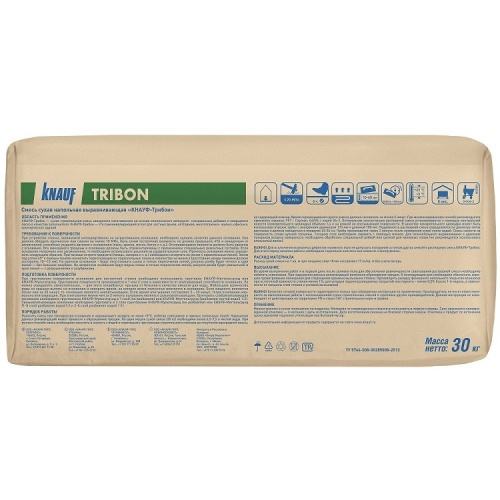 Стяжка пола Knauf Трибон гипсовая 30 кг фото 3