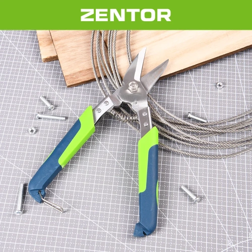 Ножницы по металлу Zentor 215 мм ZT14201 фото 3 Ножницы по металлу Zentor 215 мм ZT14201 фото 3