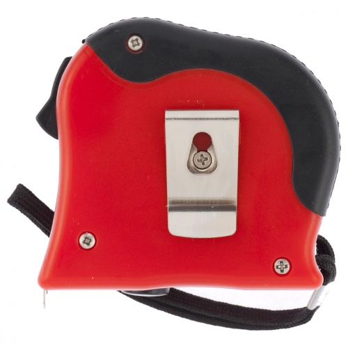 Рулетка Double fixation,7,5 м х 25 мм,обрезиненный корпус,двойная плавная фиксация Matrix фото 3