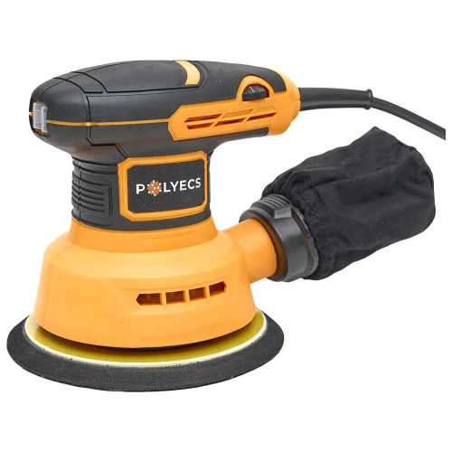 Шлифовальная машинка эксцентриковая Polyecs 125 мм, 300 Вт, с пылесборником и регулятором оборотов POL-2104-125 Шлифовальная машинка эксцентриковая Polyecs 125 мм, 300 Вт, с пылесборником и регулятором оборотов POL-2104-125