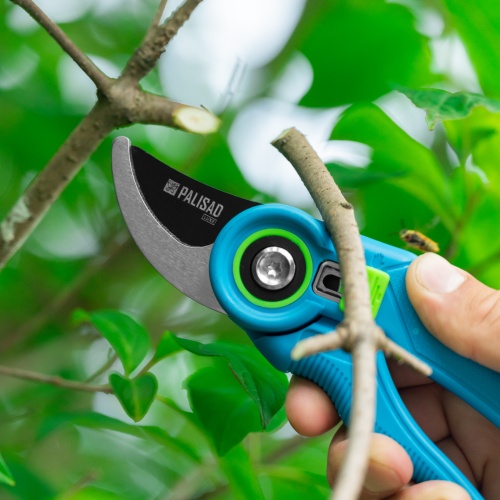 Секатор прямого реза, 210 мм, регулировка захвата, пластиковые рукоятки, LUXE Palisad фото 13