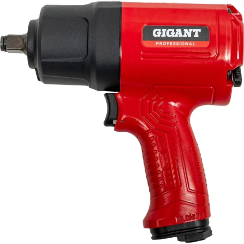 Ударный пневмогайковерт (880 Нм; 1/2"; кейс) Gigant Professional PW 880RKS + набор головок