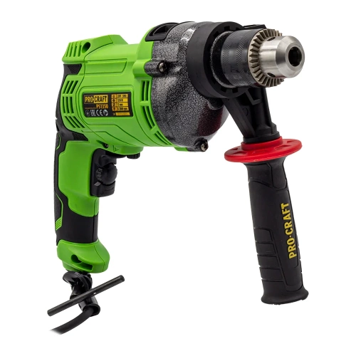 Дрель электрическая ударная PROCRAFT 1350Вт, 0-2950 об/мин, 0-47200 уд/мин PS1350 фото 11