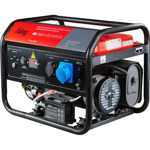 Электростанция бензиновая FUBAG BS 3500 A ES DUPLEX 46740 фото 3