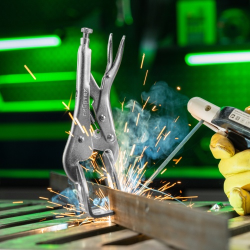 Зажим ручной, двойной, точечная фиксация, 225 мм Сибртех фото 14