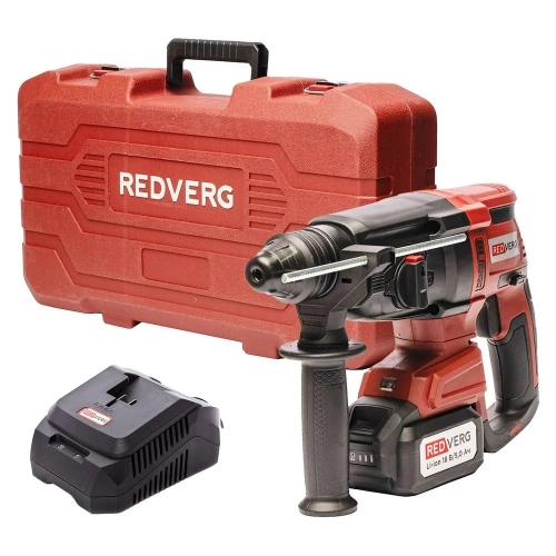 Аккумуляторный бесщеточный перфоратор REDVERG RD-RH18-24BLK/U 00006686440 фото 3