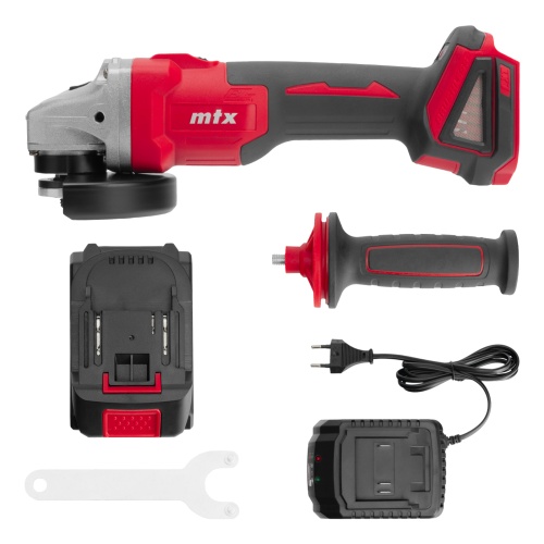 Машина шлифовальная угловая аккумуляторная бесщет. AGB-BL-20-125, Li-Ion, 20 В// MTX фото 27