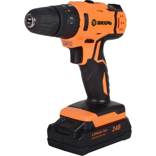Аккумуляторная дрель-шуруповерт Вихрь ДА-24Л-2кУ 72/14/19 Аккумуляторная дрель-шуруповерт Вихрь ДА-24Л-2кУ 72/14/19