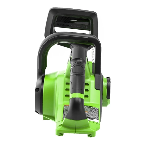 Цепная пила аккумуляторная GreenWorks GD24CS30 24V, 30см, бесщеточная, c 1хАКБ 4 Ач c USB и ЗУ 2007007USB4 фото 6 Цепная пила аккумуляторная GreenWorks GD24CS30 24V, 30см, бесщеточная, c 1хАКБ 4 Ач c USB и ЗУ 2007007USB4 фото 6
