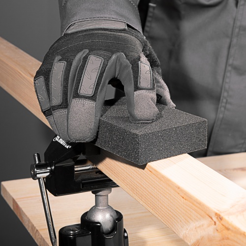 Губка для шлифования, 100 х 70 х 25 мм, мягкая, P 60 Matrix фото 9