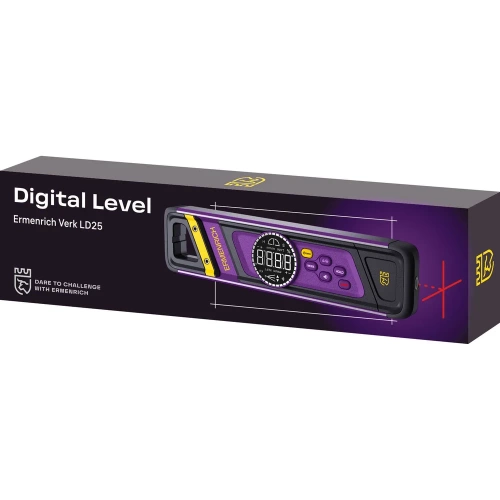 Цифровой уровень Ermenrich Verk LD25, с лазером 85682 фото 7