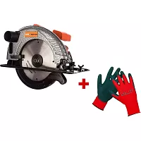 Пила циркулярная СПЕЦ БЦП-1300, 1550Вт, диск 185мм, 5000об/мин, картонная упаковка + перчатки Спец СПЕЦ-3322/ВС-136-0272