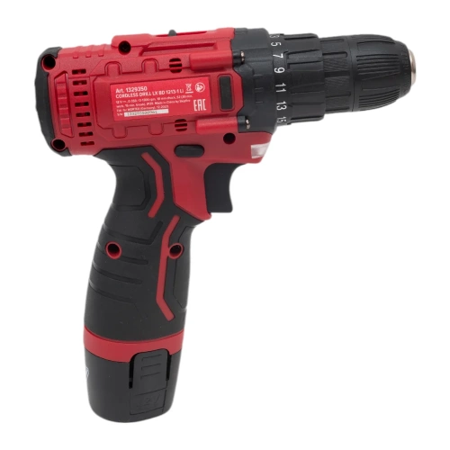 Аккумуляторная дрель-шуруповерт WORTEX LX BD 1213-1 Li 1329350 фото 5