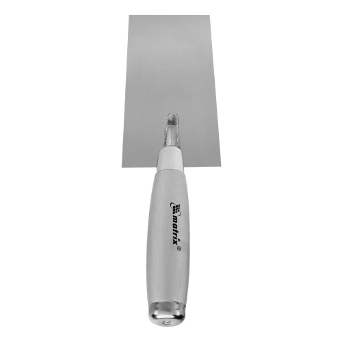 Кельма из нержавеющей стали, 120 х 79 мм, деревянная ручка Matrix фото 3