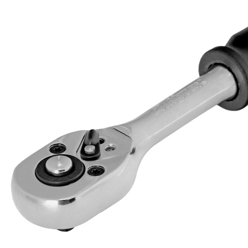 Ключ-трещотка 1/4", 45 зубьев, с быстрым сбросом, CrV, хром Сибртех фото 5