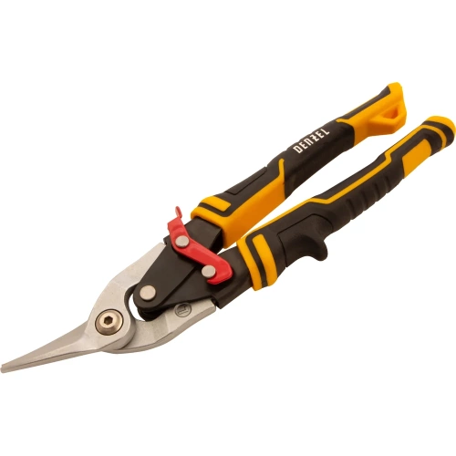 Ножницы по металлу Denzel 270мм, прямой и левый рез, сталь-СrMo, трехкомп.рук-ки 78372 Ножницы по металлу Denzel 270мм, прямой и левый рез, сталь-СrMo, трехкомп.рук-ки 78372