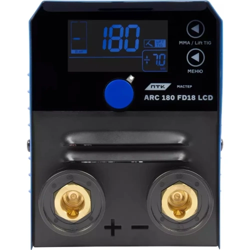 Аппарат ручной дуговой сварки ПТК МАСТЕР ARC 180 FD18 LCD 00000042035 фото 4