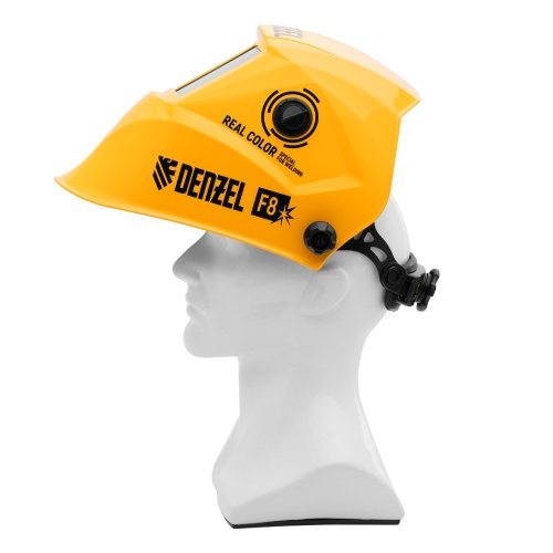 Щиток защитный лицевой (маска сварщика) F8, см. окно 100х50, Real Color, DIN4/5-8/9-13// Denzel фото 5