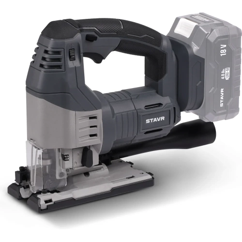 Лобзик аккумуляторный СТАВР 18V UNI-M, 135мм, Stavr SJS 18BL-135V, BL, мет.редуктор, БЗП патрон, 0-3000об/мин 9021200026