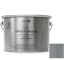 Грунт-эмаль по ржавчине Elcon 3 в 1 матовая Ral 7040 серая 10 кг