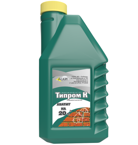 Гидрофобизатор Типром К 1 л Гидрофобизатор Типром К 1 л