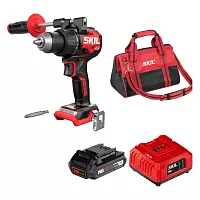 Набор SKIL Аккумуляторная дрель-шуруповерт DL6270, PWRCORE 20 (DL6270SE00+CB5197SE11+BG3224SE00) 9-0-002
