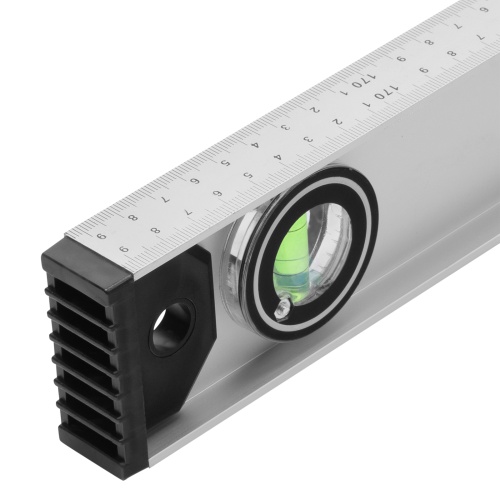 Уровень алюминиевый "Рельс", 1800 мм, 3 глазка (1 поворотный) Matrix фото 6