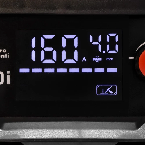 Аппарат электродной сварки QUATTRO ELEMENTI B 160i 160 А, электроды до 4.0 мм, LED дисплей, TIG-Lift 922-623 фото 8 Аппарат электродной сварки QUATTRO ELEMENTI B 160i 160 А, электроды до 4.0 мм, LED дисплей, TIG-Lift 922-623 фото 8