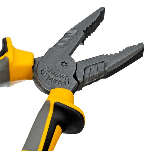 Плоскогубцы комбинированные 205 мм, трехкомпонентные рукоятки Denzel фото 5