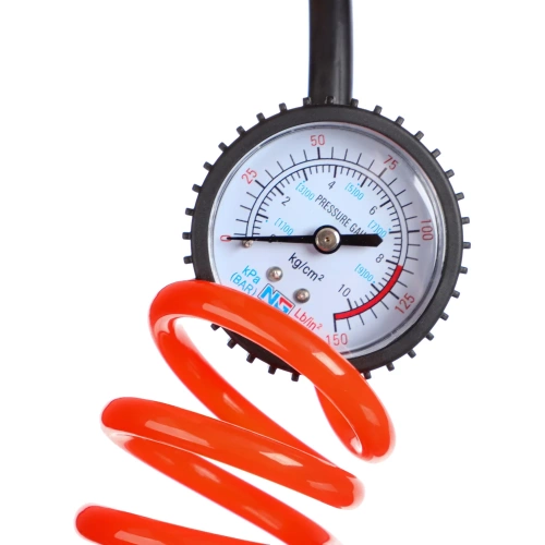 Автомобильный компрессор ЕРМАК крокодилы к АКБ 2-х поршн., шланг 5м, в сумке, 12V, 300W, 85л/м 713-024 фото 3